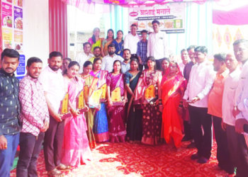 नवनिर्वाचित सरपंच,सदस्यांचा सन्मान