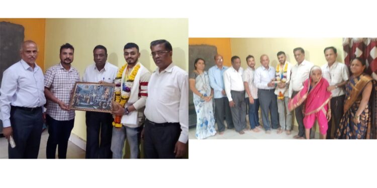 पॉवरलिफ्टर कुणाल पिंगळेचा गौरव