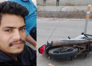 अपघातात दुचाकी स्वाराचा मृत्यू