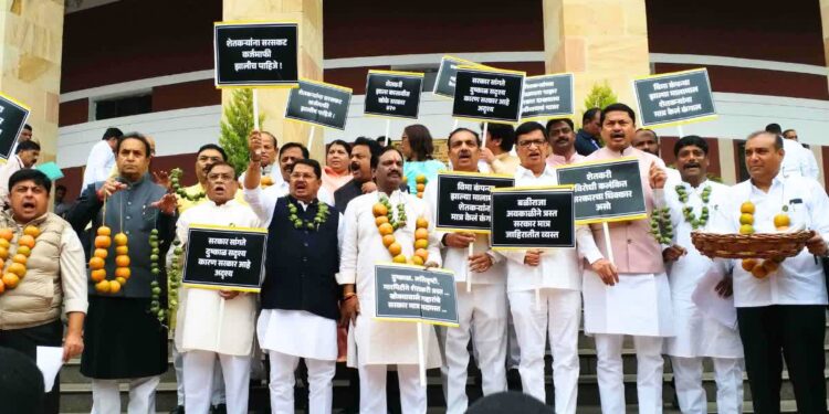 विरोधकांच्या गळा, संत्र्यांच्या माळा