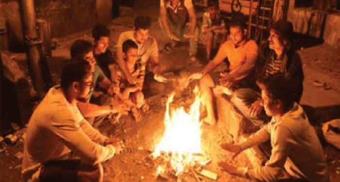 उरणकर रमले शेकोटीत