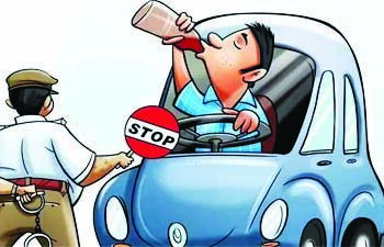 दारु पिऊन वाहन चालवणाऱ्यांवर कारवाई