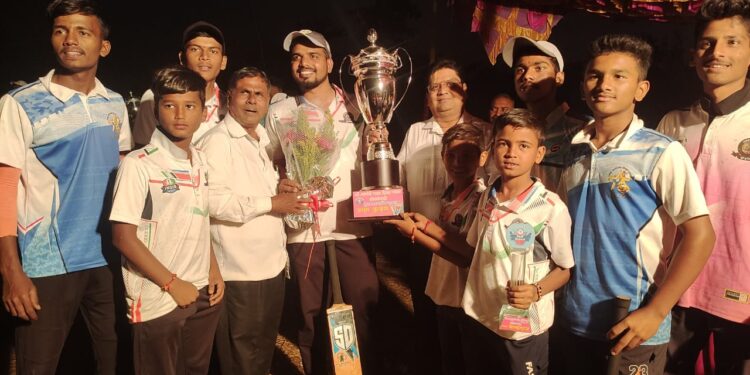 ढोकलेवाडी येथे क्रिकेट सामने संपन्न