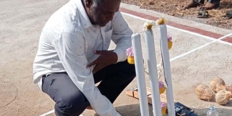 ताजपूरमध्ये शेकाप चषक क्रिकेट स्पर्धा