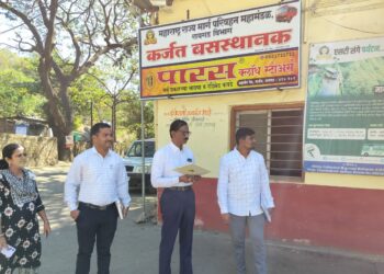 सर्व्हेक्षण समितीची कर्जत आगराला भेट