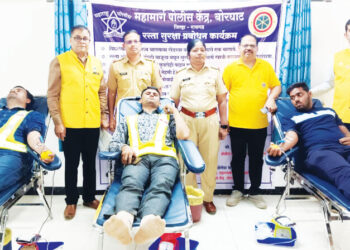 खालापूर टोलनाका येथे रक्तदान शिबीर