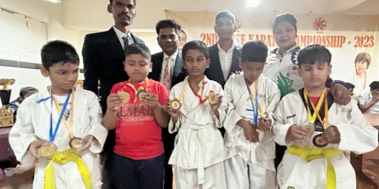 राज्यस्तरीय कराटे स्पर्धा