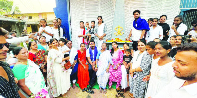 चंद्रशेखर आझादांचे नेरळमध्ये स्वागत