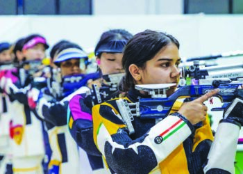 नॅन्सीची एअर रायफल प्रकारात सुवर्ण