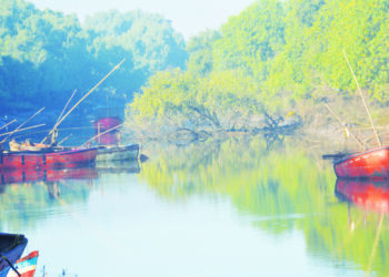 निगडे-आमटेमच्या खाडीत अवैध वाळू उत्खनन
