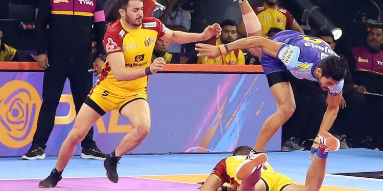 बंगाल वॉरियर्सचा दमदार विजय ; तेलुगू टायटन्सचा दहावा पराभव