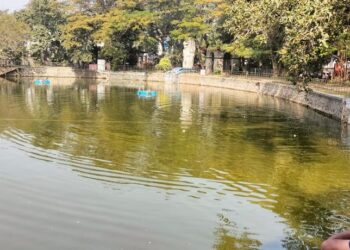 मत्स्यव्यवसाय विभागाने केली हिराकोट तलावाची पाहणी