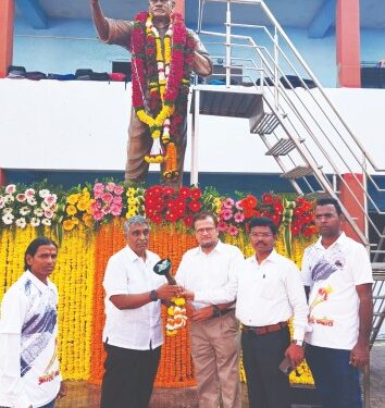 जासई विद्यालयात लोकनेते दि.बा. पाटील यांची जयंती संपन्न