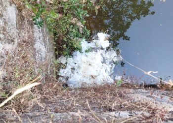 जैववैद्यकीय कचऱ्यामुळे नदीचे पात्र दूषित