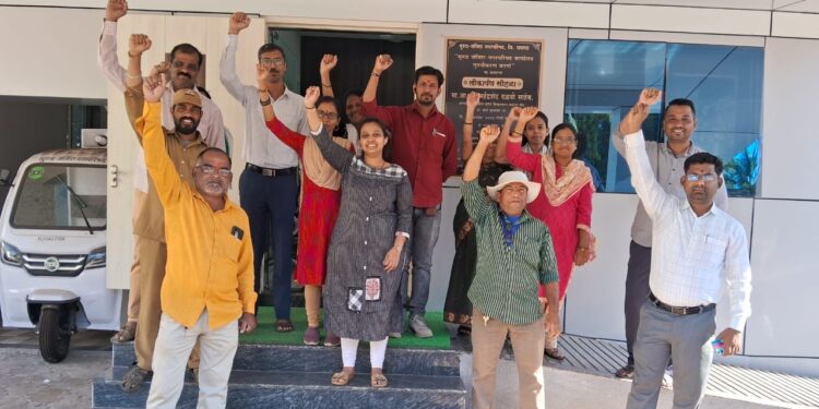 अभियंतावर भ्याड हल्ल्याप्रकरणी निषेध