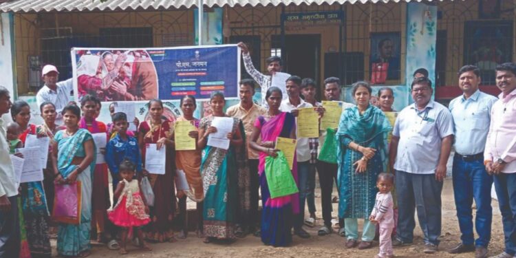 पीएम जनमन योजनेचा आदिवासींकडून लाभ