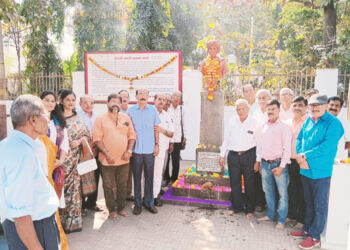 रामजी घरत यांचा स्मृतीदिन साजरा