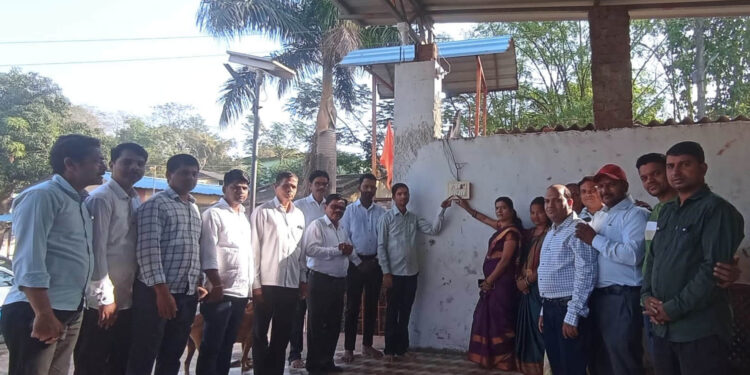 सीसीटीव्ही कॅमेराचे लोकार्पण