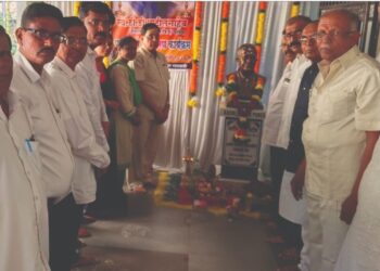 डी. डी. पाटील यांच्या पुतळ्याचे अनावरण