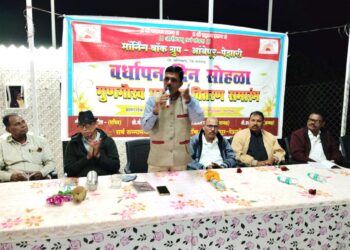 मॉर्निंग वॉक ग्रुपचा वर्धापन दिन