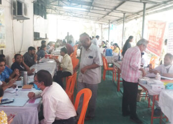 पोलीस बांधवासाठी आरोग्य तपासणी