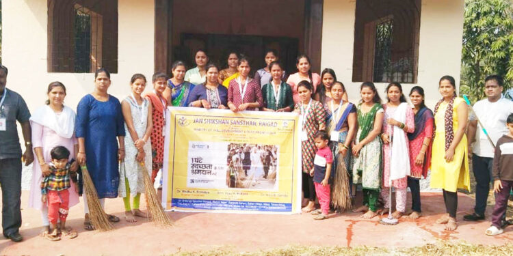 ‘जेएसएस’च्या माध्यमातून श्रमदान स्वच्छता