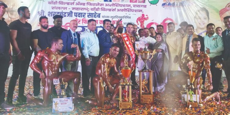 कर्जतमध्ये रंगली शरीर सौष्ठव स्पर्धा