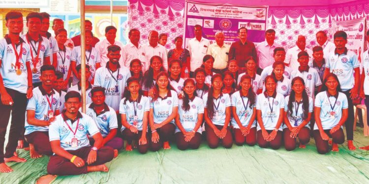 टीएमसी कॉलेजचे राष्ट्रीय सेवा योजना शिबीर