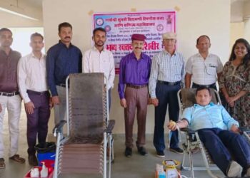 टिपणीस महाविद्यालयात रक्तदान शिबीर