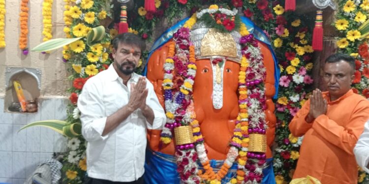 चिरनेर गावात मंगलमूर्ती मोरयाचा गजर