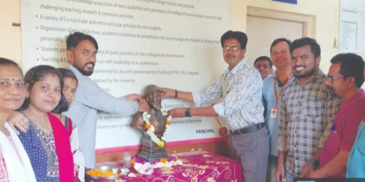 गोखले महाविद्यालयात शिवजन्मोत्सव