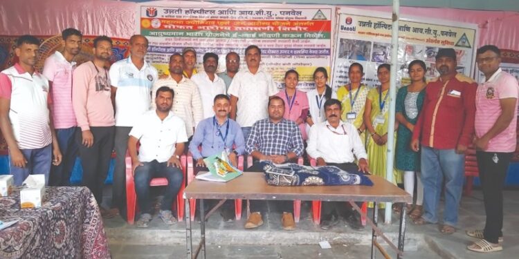 कळवे येथील आरोग्य शिबिराला प्रतिसाद