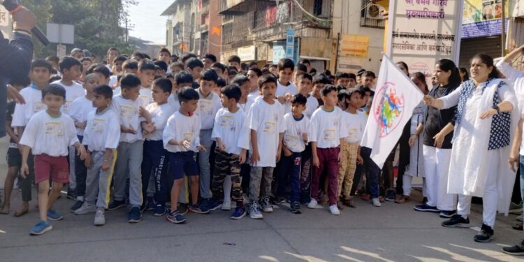 कर्जत नगरपरिषदेच्या मॅरेथॉनला प्रतिसाद