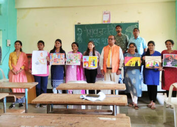 म. कर्वे महाविद्यालयात विविध स्पर्धेंचे आयोजन