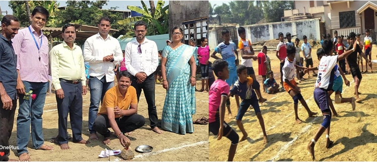मजगांव शाळेत रंगल्या क्रीडा स्पर्धां