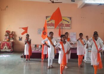 रातवड विद्यालयात मराठी भाषा गौरव दिन साजरा