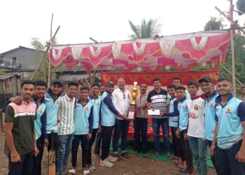 श्री गणेश गोवे आयोजित क्रिकेट स्पर्धेत सोनार सिद्ध धाटाव संघ विजेता