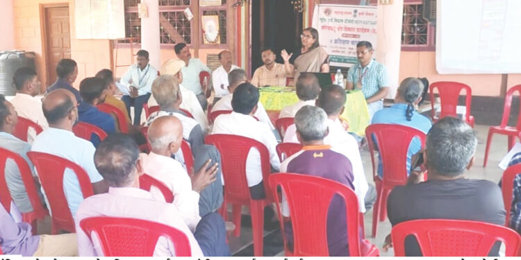 तुर्भे येथे शेतकरी प्रशिक्षणाला प्रतिसाद