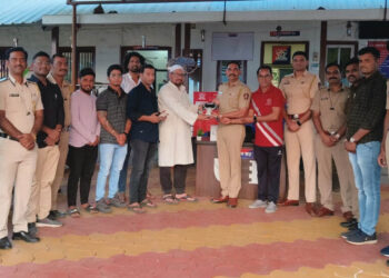 माणगाव पोलीस ठाण्याला ड्रोन कॅमेरा भेट