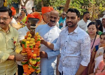 चौकामध्ये भव्य मशाल रॅलीचे आयोजन