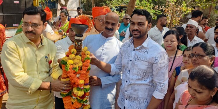 चौकामध्ये भव्य मशाल रॅलीचे आयोजन