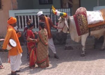 नंदी बैलाचे आगमन