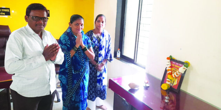 तुराडे ग्रामपंचायतीत संंत सेवालाल जंयती साजरी