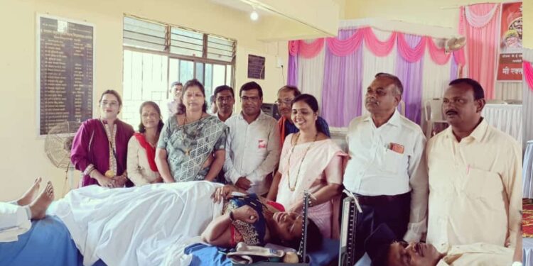 माणगावमध्ये रक्तदान शिबिरास प्रतिसाद