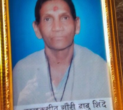 संतोष शिंदे यांना मातृशोक