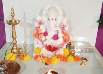 गणेशाची प्रतिष्ठापना सोहळा संपन्न