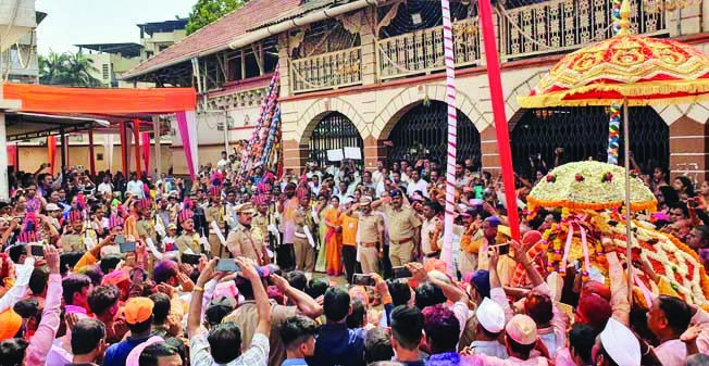 छबिना उत्सवात भाविकांच्या सुरक्षेवर भर