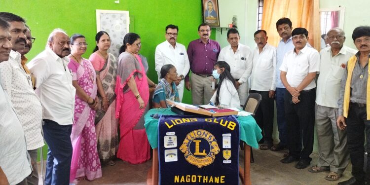 नागोठ्यात नेत्र तपासणीला प्रतिसाद