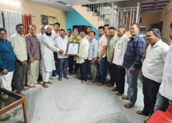 सचिन घाडी यांचा सत्कार