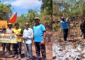 किल्ले मदगडावर स्वच्छता मोहिम